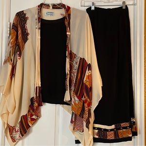 Southwest Tank, Overlay & Culotte Set